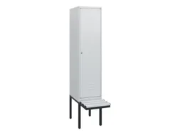 locker met bank,HxBxD 1950x400x815mm,1vak,vak B 400mm,cil.-slot