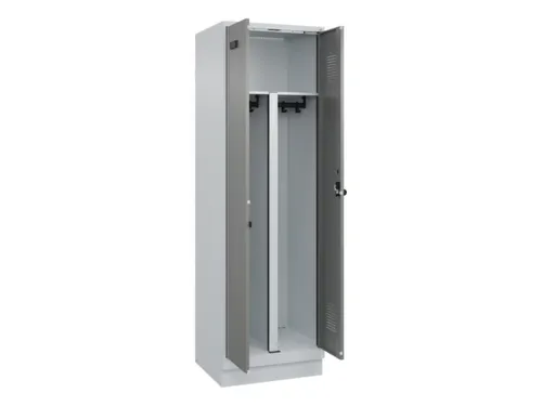 PBM-locker,HxBxD 1950x600x500mm,2vak,vak B 300mm,draaigrendel
