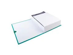 Map uitrekbare rug balacronkaft en Klittenband Groen 24x32cm A4