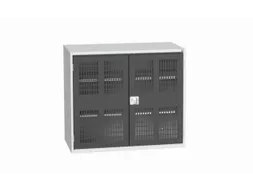 universele kast,HxBxD 1000x1300x550mm,2xStalen bodem,draaigrendelslot