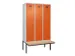 armoire vestiaire avec banc noir et blanc,HxlxP 2120x1200x815mm