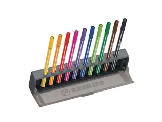 Viltstift STABILO Pen 68 Medium 1.0mm clickset à 10 kleuren - 7