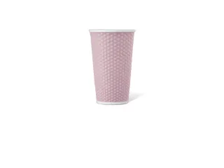 Beker porselein Les Artistes Paris 450ml met siliconen grip Roze - 2