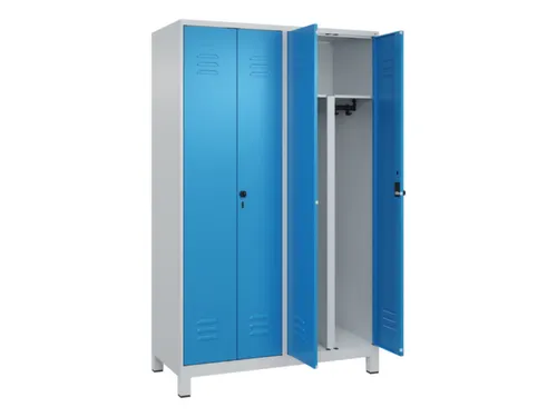 PBM-locker,HxBxD 1950x1200x500mm,4vak,vak B 300mm,draaigrendel