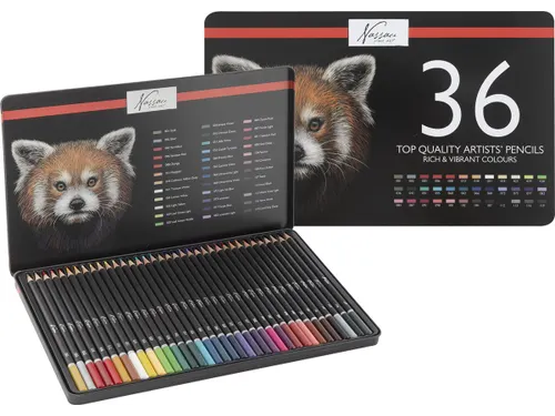 Nassau Fine Art Professionele Kleurpotloden blik 36-delig