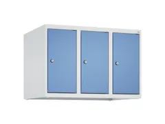 opzetkast,v. locker,3vak.,vak B 250mm,HxBxD 500x750x500mm,vleugeldeur