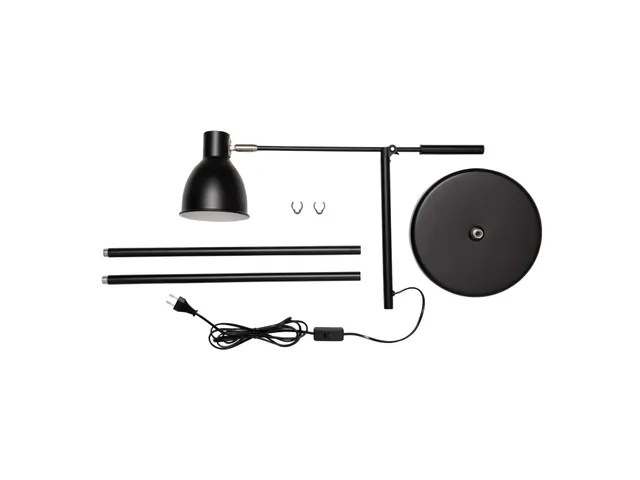 Vloerlamp MAUL Finja excl. LED lamp hg 138cm arm 30cm zwart