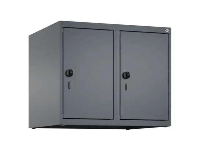 opzetkast,v. locker,2vak.,vak B 300mm,HxBxD 500x600x500mm,draaigrendel