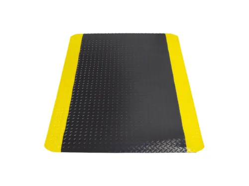 werkplek-vloerbedekking,mat,LxB 1500x900mm,PVC,ruitprofiel