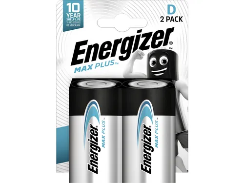 Batterij Energizer Max Plus 2x D alkaline