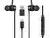 Sandberg USB-C/A In-Ear oordopjes met Line-Mic Zwart