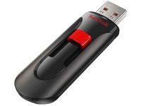 Cruzer Glide USB-Stick 2.0, 32GB, Zilver, Rood