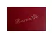 Gastenboek Alpille 2 6x22cm 140bl rood