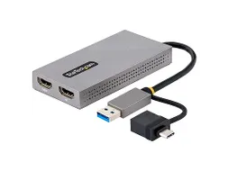 USB naar HDMI Adapter, USB 3.0 naar Dual HDMI Converter
