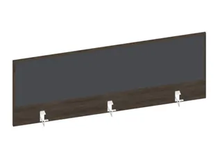 Baliepaneel Bureau Aanbouw Achter Bruin Hickory Antraciet 1400Mm - 1