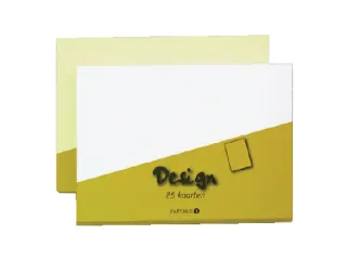Enkele kaart Papyrus Envelpack Design A6 105x148mm wit 894426 25 stuks - 2