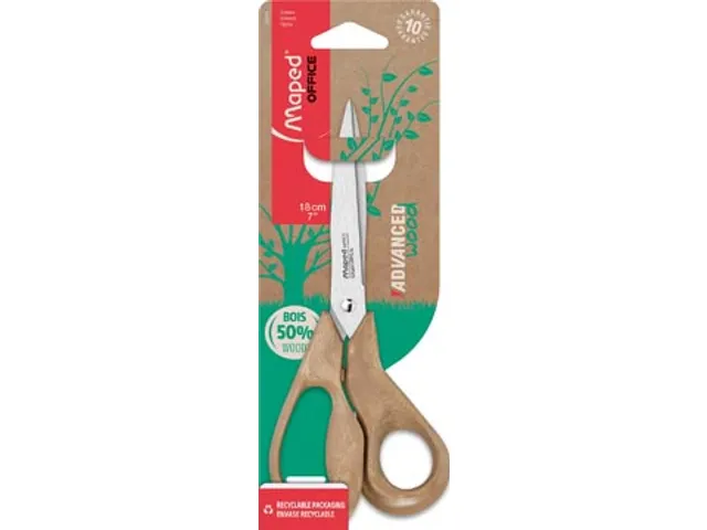 Advanced Wood schaar 18 cm asymmetrisch