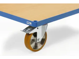 wiel,Ø 200mm,PU-banden,kogellager,meerprijs per wagen (4wielen)