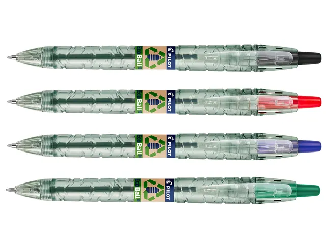 Balpen Pilot B2P Ecoball Begreen 1.0mm Medium punt Zwart