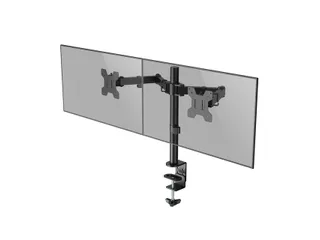 Monitorarm Quantore 2 schermen 17-27 inch zwart - 1