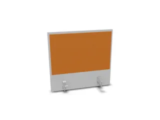 opzetpaneel,v. bureau,aanbouw achter,B 600mm,MP-lichtgrijs,BN3005-geel - 1