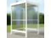 Zijwand voor rokersoverkapping rechts/links polycarbonaat bouwframe RA