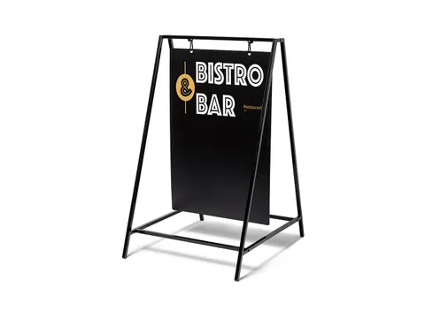 Opdruk Bovenzijde voor Krijtstoepbord Swing Enkelzijdig