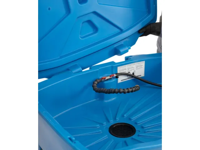 couvercle,p. table de nettoyage,PE,bleu