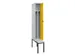 locker met bank,voor scheiding van kleding,HxBxD 2120x300x815mm,1vak