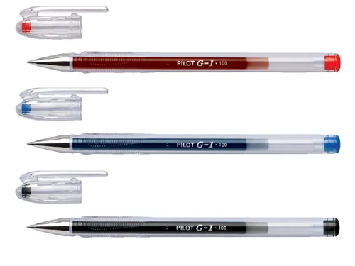 Gelschrijver Pilot G-1 Medium punt 0.7mm Blauw