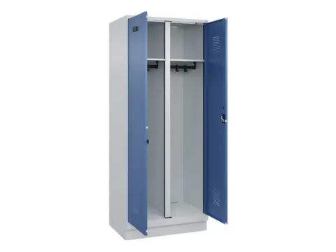 locker voor scheiding van kleding,HxBxD 1950x800x500mm,2vak