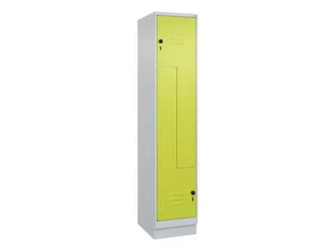 Z-garderobekast,HxBxD 1950x400x500mm,vak B 200/400mm,draaigrendel