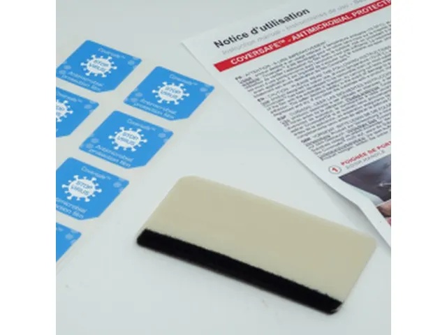 Coversafe mat LD-PE transparant 100µm 165mmx70mm