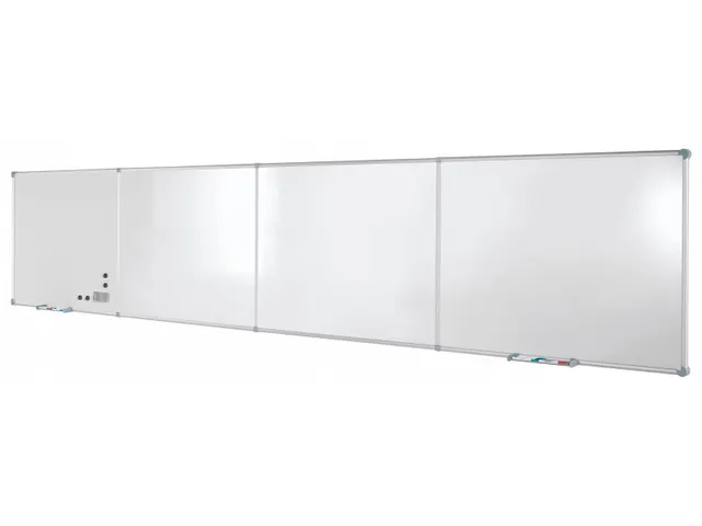 Whiteboard Eindloos Staal Basispakket 90x120 Verticaal