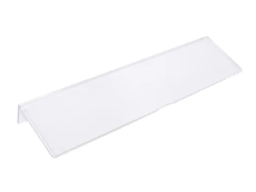 etiket m. etiketbeschermer,v. Stellingbak HxB 82x300-500mm