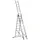Multifunctionele Telescoopladder,3X9,Sporten,Aluminium