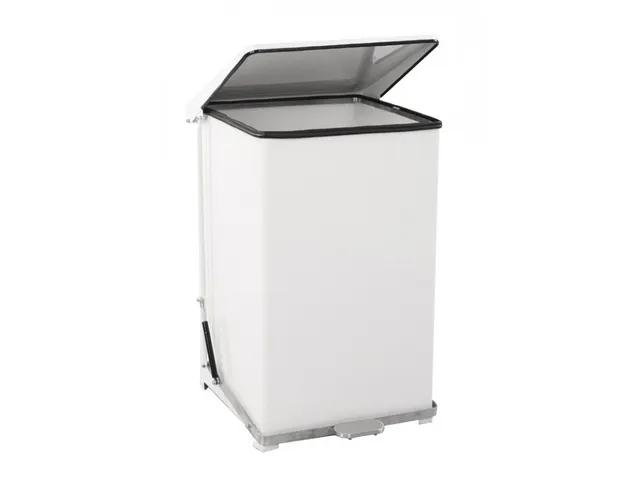 Industriële Pedaalemmer 152 Liter Wit