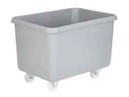 Mobiele Opslagbak Hoekig Pe Hxbxd 711x991x686mm 340 Liter Grijs