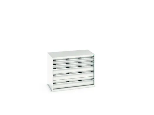 ladekast 800x1050x650mm 5laden zware lasten RAL7035 front RAL7035