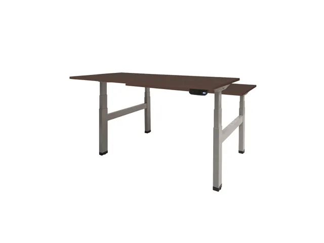 Dextro Plus Duo Zit-sta Bureau Elektrisch 140x80 Logan Eiken 25mm Alu