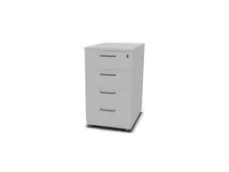 Staand Ladeblok Hxbxd 720x430x600mm 4 Laden Mp-Lichtgrijs