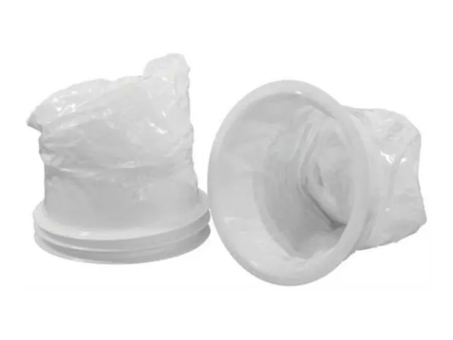 CMT Braakzak met sluitring Wit 50 Stuks