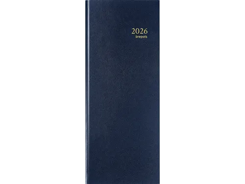 Agenda 2027 Brepols Saturnus Lima 1dag/1pagina blauw