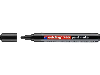 Paintmarker edding 790 alcoholbasis 2-3mm zwart - 3