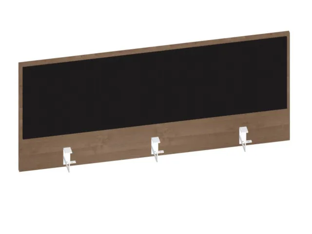 baliepaneel,v. bureau,aanbouw achter,B 1200mm,NT-cherry,BN8033-zwart