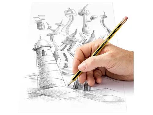 Potlood Staedtler Noris HB met gumtop