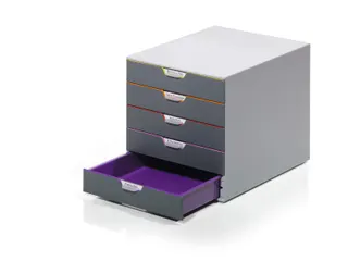 Ladenbox Durable Varicolor 5 laden grijs - 3
