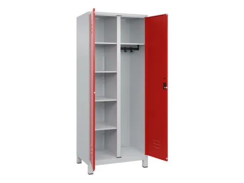 wasgoedverdeelkast,HxBxD 1950x800x500mm,vak B 400mm,draaigrendel