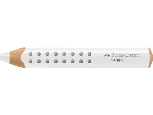 Kleurpotlood Faber-Castell Grippy XXL Jumbo Wit