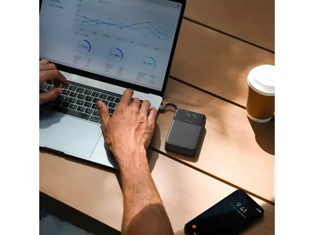 EcoFlow RAPID 10000mA Magnetic Powerbank Zwart